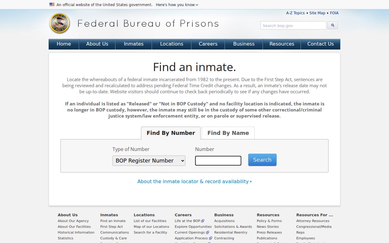 Federal inmate locator compared with Barbour County arrest lookup