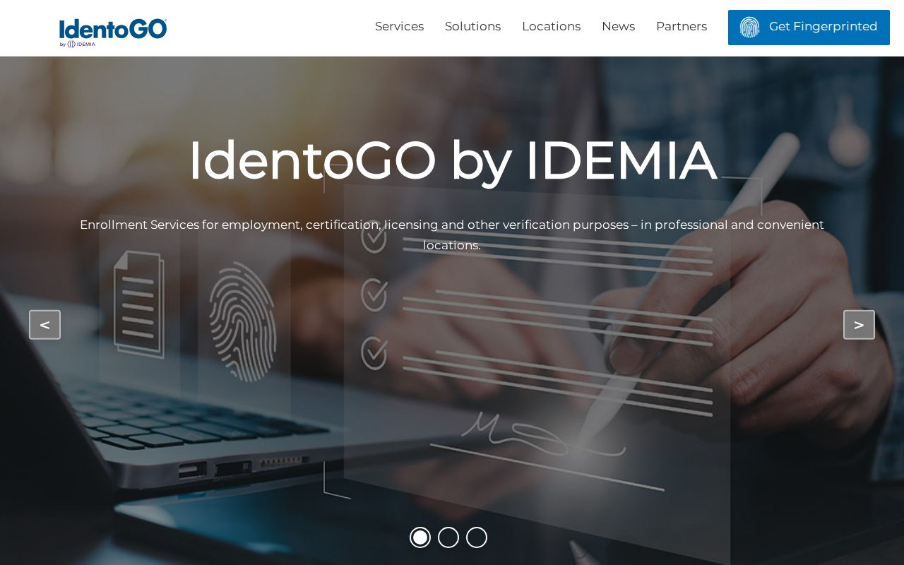 IdentoGO fingerprint scheduling for Barbour County background checks